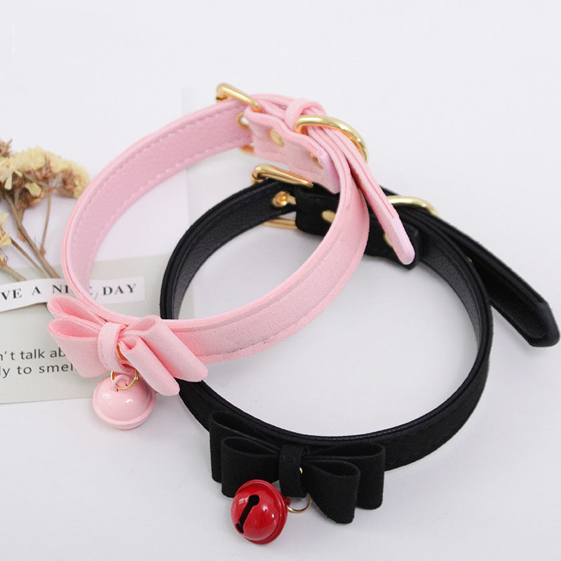 Neck Personality Pink Black Can Be Worn People Collar