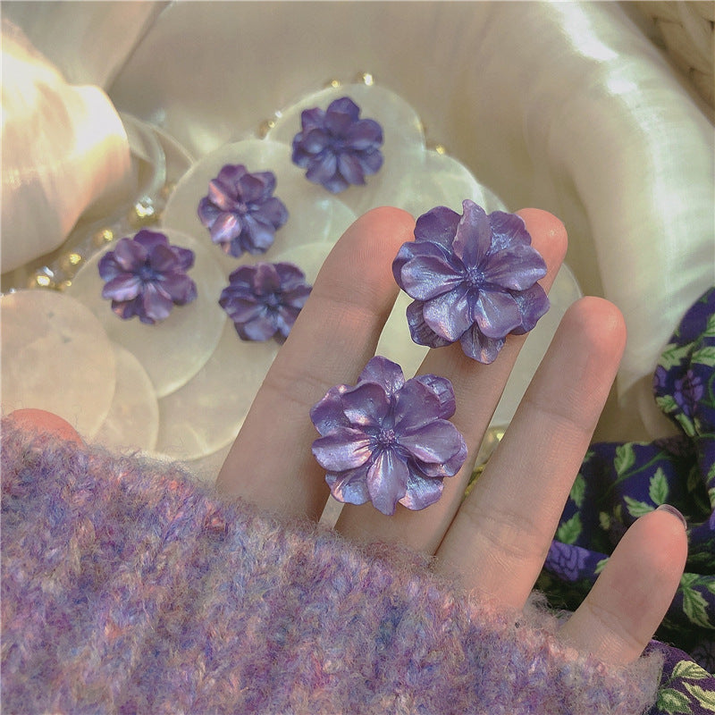 Women's Cute Flowers Graceful Fashionable Entry Lux Elegant Rings
