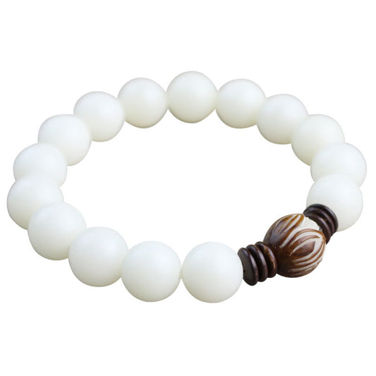 Women's & Men's Jade Bodhi Root Personalized Creative Couple Buddha Beads Bracelet