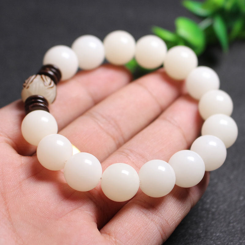 Women's & Men's Jade Bodhi Root Personalized Creative Couple Buddha Beads Bracelet
