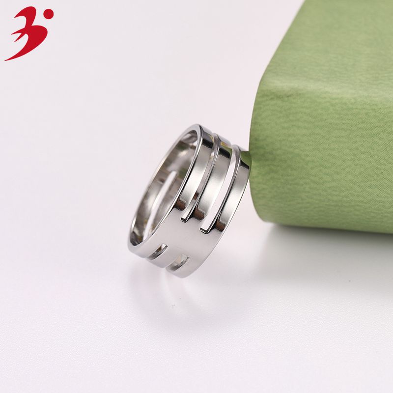 Men's Ornament Simple Temperament Stainless Steel Rings