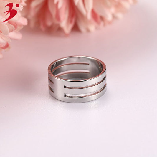 Men's Ornament Simple Temperament Stainless Steel Rings