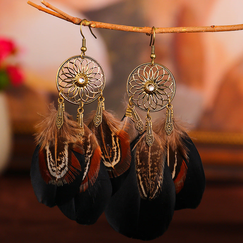 Sunflower Fashion Simple Feather Your Daisy Earrings