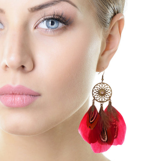 Sunflower Fashion Simple Feather Your Daisy Earrings