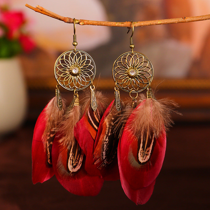 Sunflower Fashion Simple Feather Your Daisy Earrings