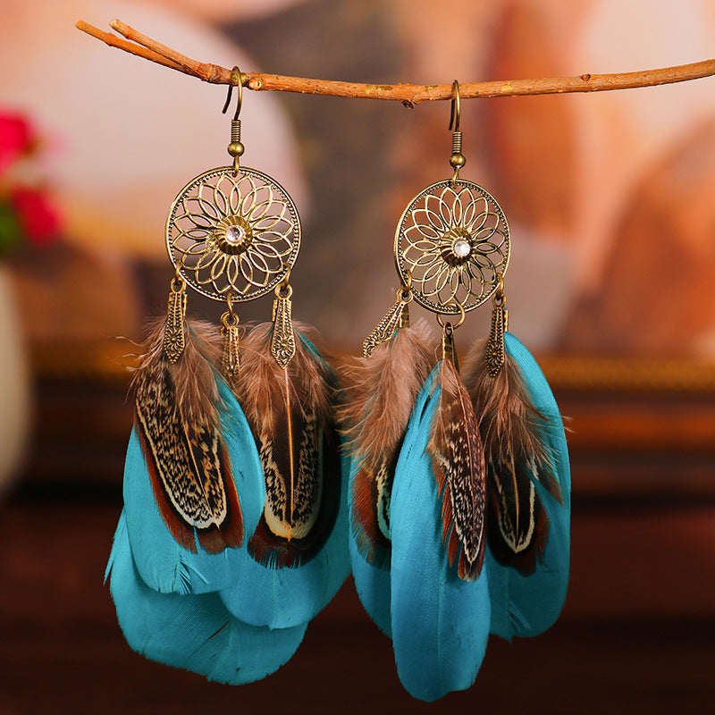 Sunflower Fashion Simple Feather Your Daisy Earrings