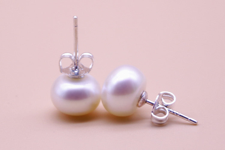 Ear Pin Three Colors Small Exquisite Natural Freshwater Stud Earrings