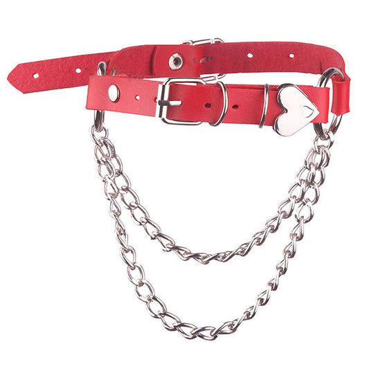 Trendy Love Decorative Irregular Chain Short Necklaces