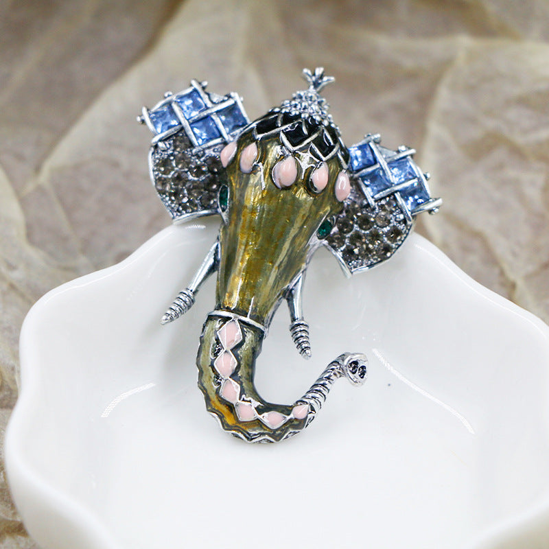 Cute Animal Series Owl Flower Bird Brooches