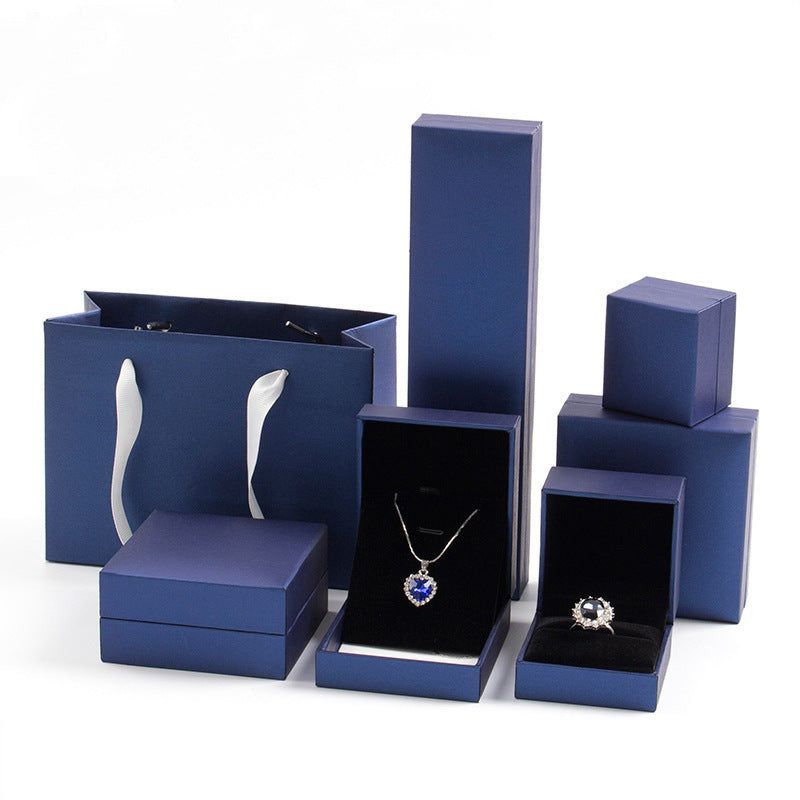 Blue Durable Light Luxury Texture Korean Style Jewelry Set