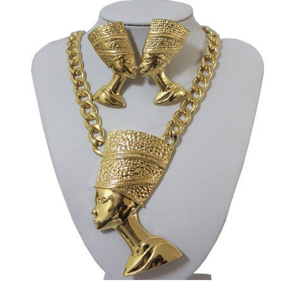 Egyptian Symbol Of Noble Rights Alloy Jewelry Set