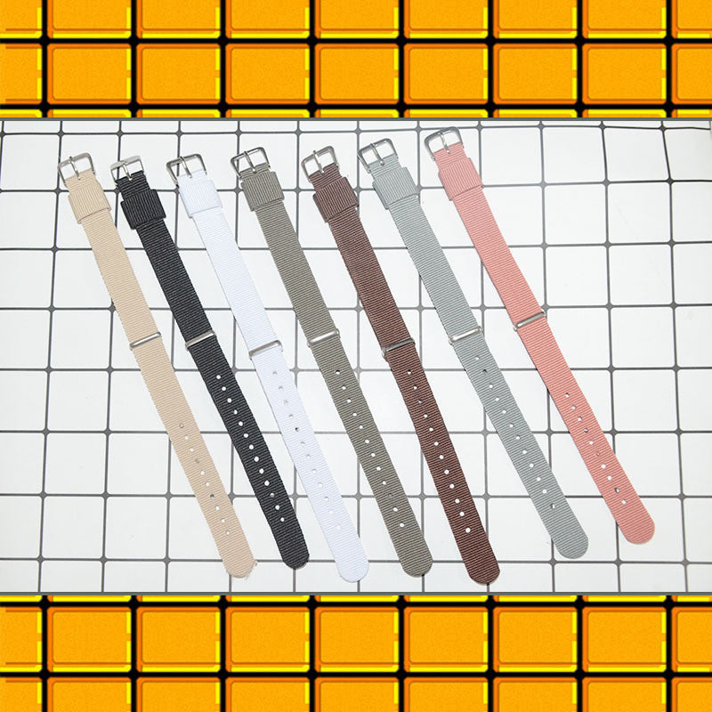 For Male Female Nylon Watchband Korean Style Simple Original Woven Bracelet