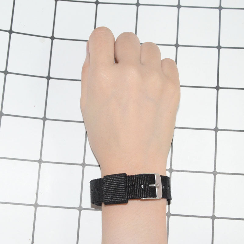 For Male Female Nylon Watchband Korean Style Simple Original Woven Bracelet