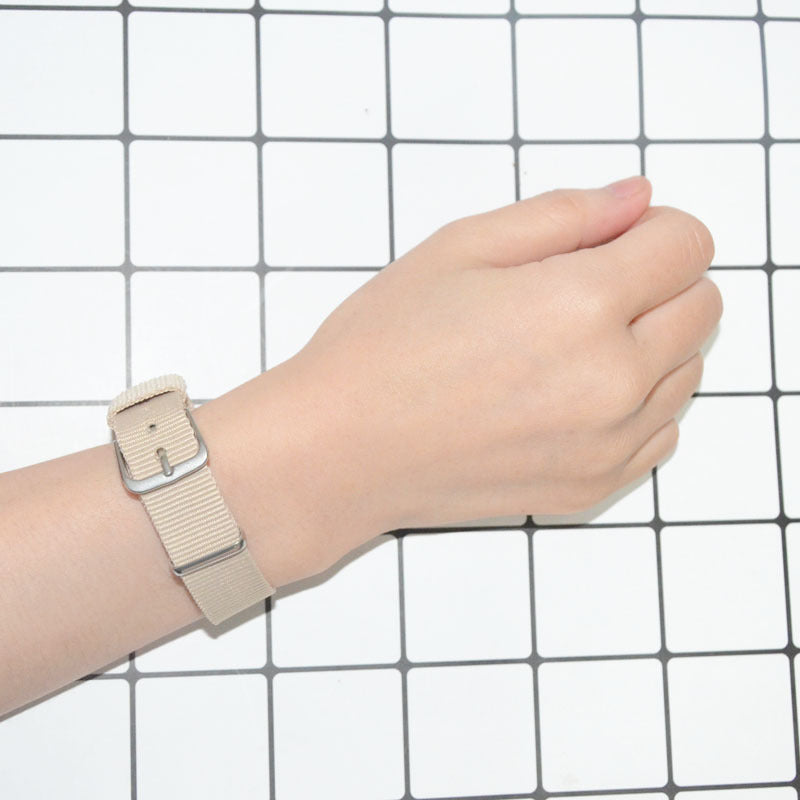 For Male Female Nylon Watchband Korean Style Simple Original Woven Bracelet