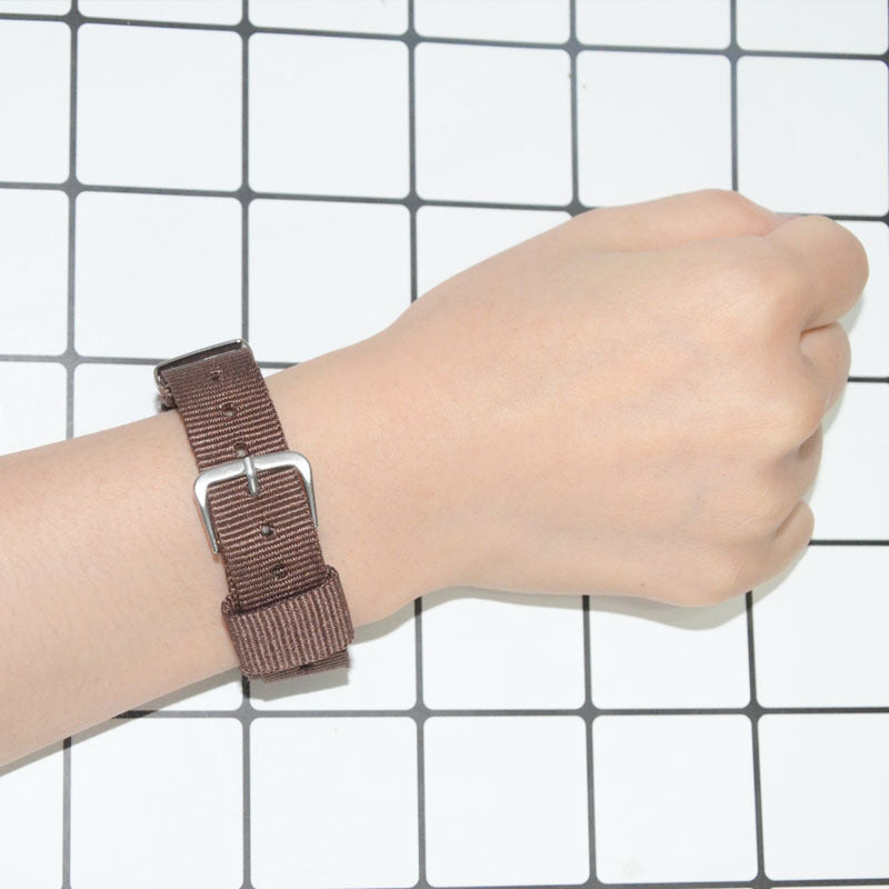 For Male Female Nylon Watchband Korean Style Simple Original Woven Bracelet