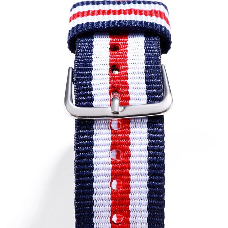 For Male Female Nylon Watchband Korean Style Simple Original Woven Bracelet