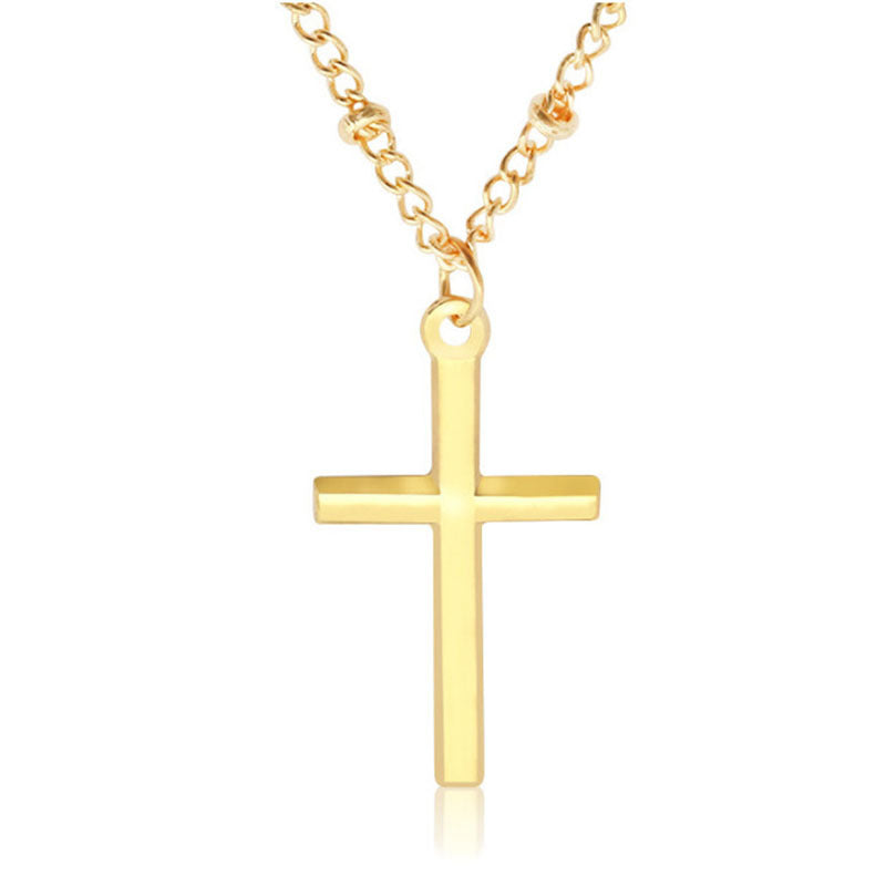 Hop Punk Fashion Simple Cross Clavicle Necklaces