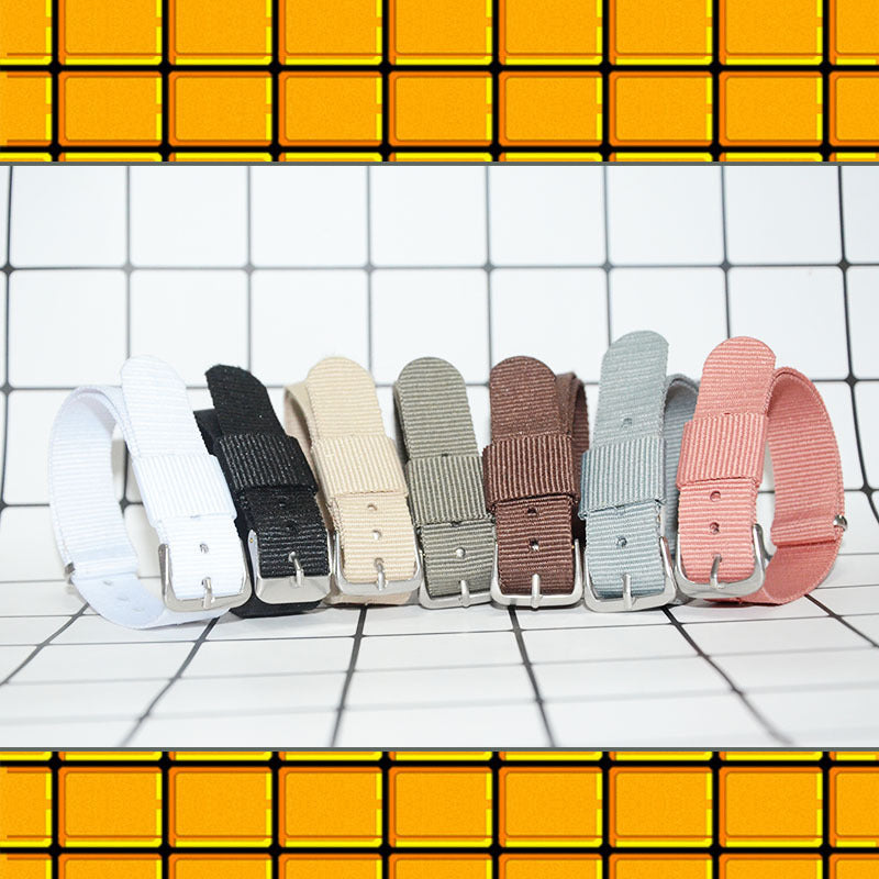 For Male Female Nylon Watchband Korean Style Simple Original Woven Bracelet
