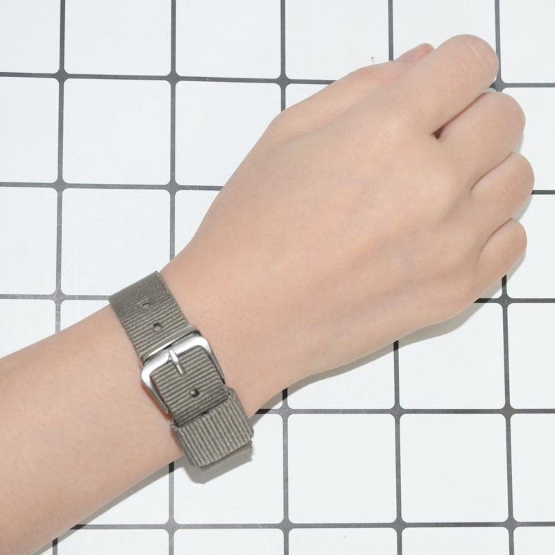 For Male Female Nylon Watchband Korean Style Simple Original Woven Bracelet