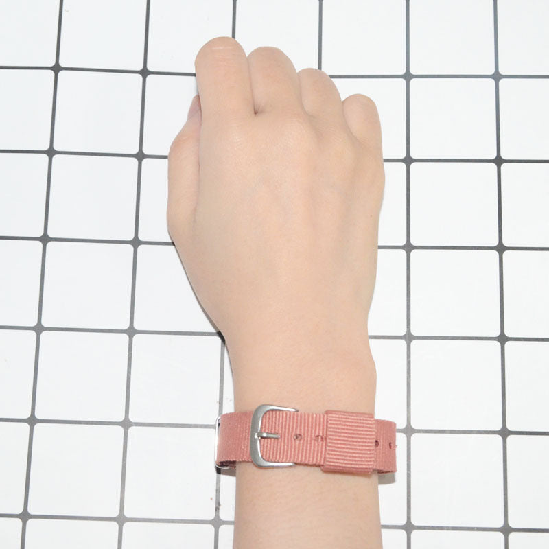 For Male Female Nylon Watchband Korean Style Simple Original Woven Bracelet