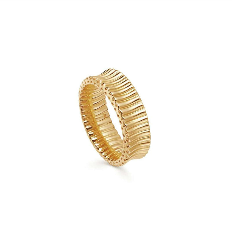 Design Gold Plated Simple Graceful Fashionable Personalized Cold Ring