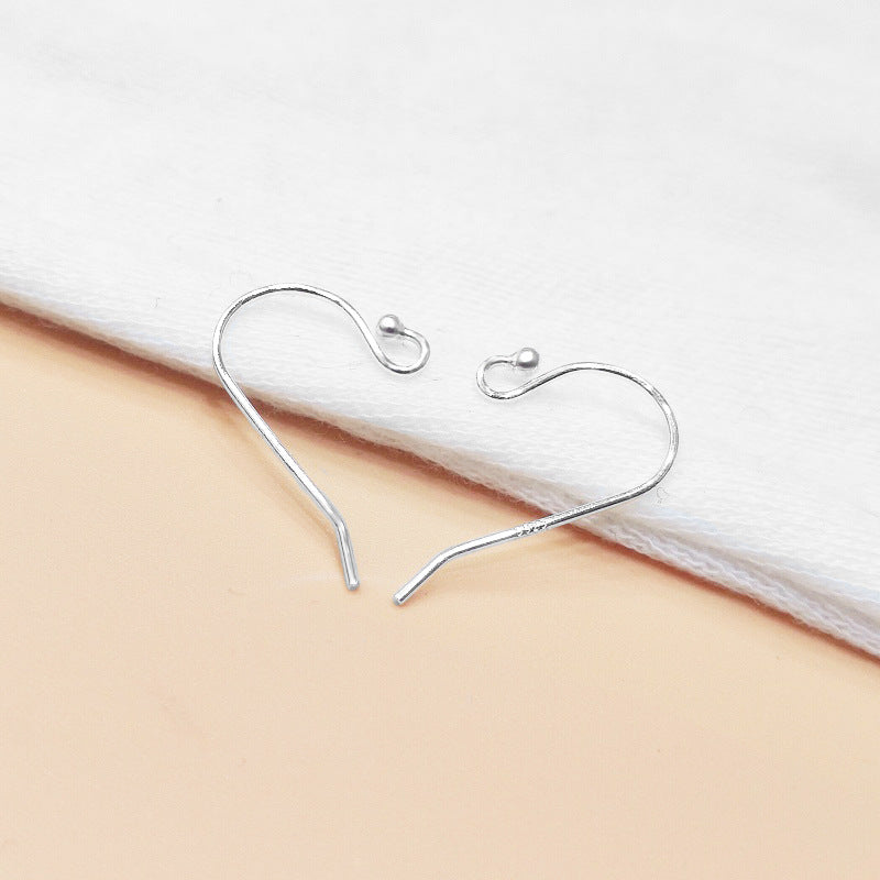 Sier U-shaped Tray France Type Buckle Reverse Words Ear Hook