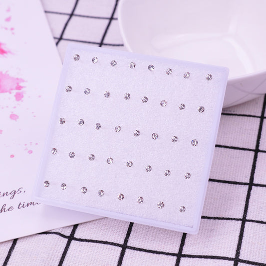 Ornament Ear Bone Plastic Resin Round Earrings