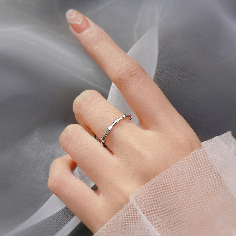 Fresh Bamboo Couple Korean Style Sweet Rings