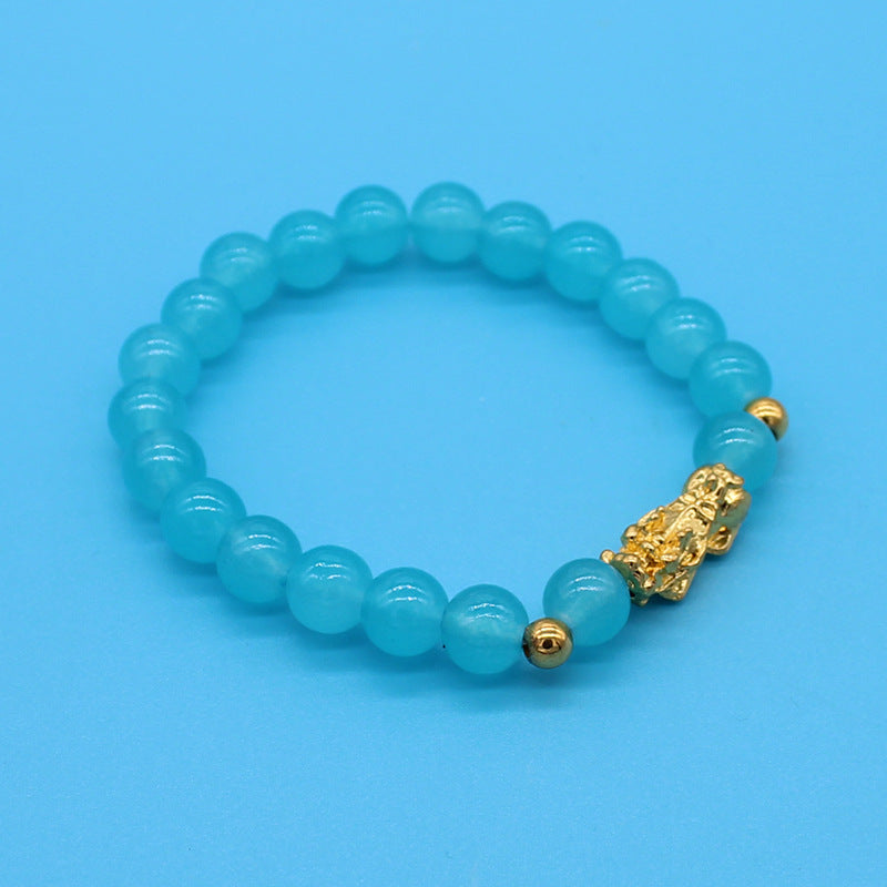 Colorful Golden Balls Pi Beads Stall Small Gold Shop Bracelet