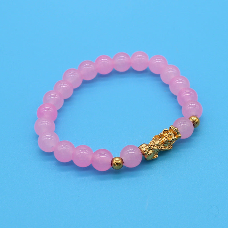 Colorful Golden Balls Pi Beads Stall Small Gold Shop Bracelet