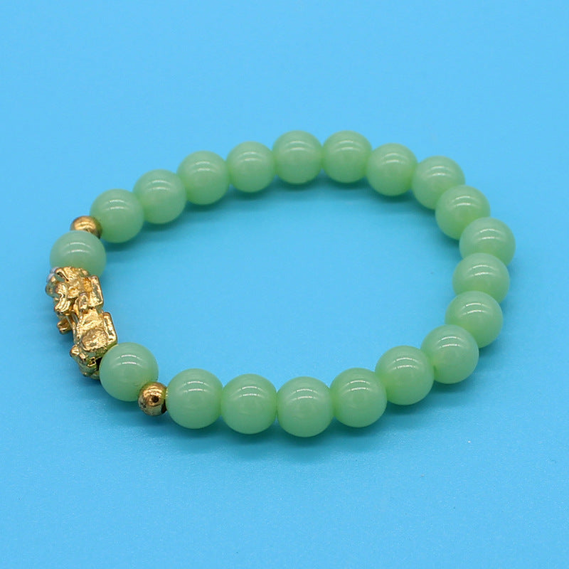 Colorful Golden Balls Pi Beads Stall Small Gold Shop Bracelet