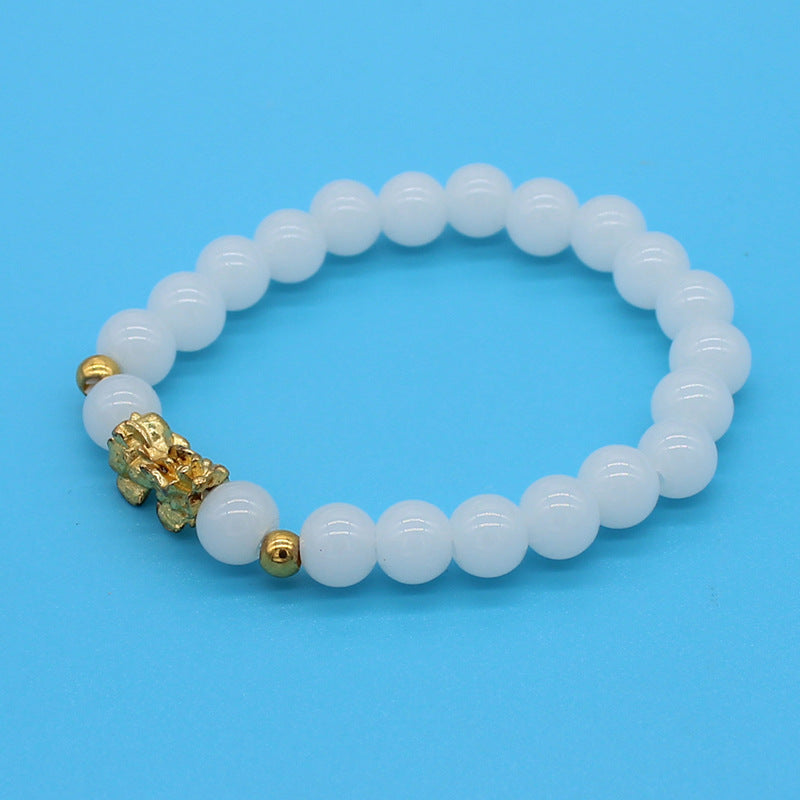 Colorful Golden Balls Pi Beads Stall Small Gold Shop Bracelet