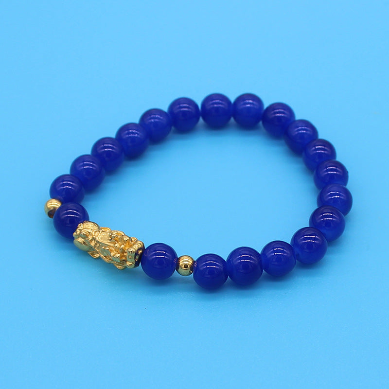 Colorful Golden Balls Pi Beads Stall Small Gold Shop Bracelet