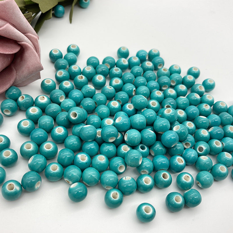 Candy Ceramic Scattered Beads Glaze Personalized Jewelry Accessories