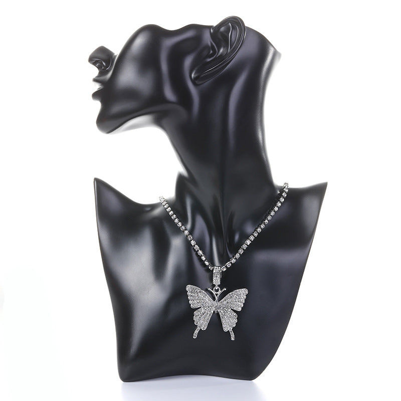 Fashion High Profile Punk Diamond Big Necklaces