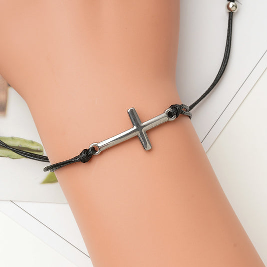 Steel Cross Shelf Personalized Creative Handmade Bracelets