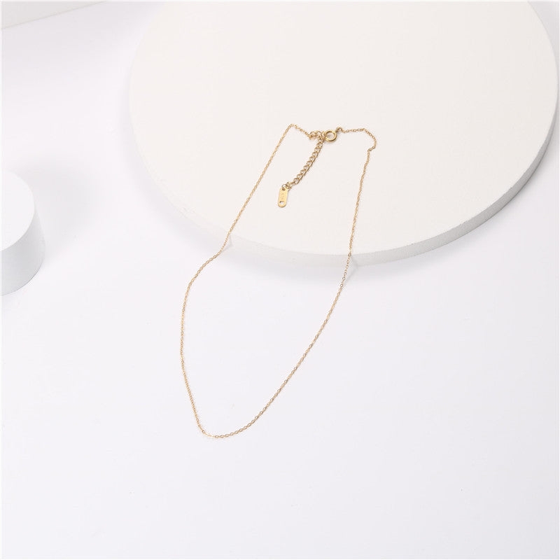 Comfortable Graceful Trendy Thin Bare Chain Necklaces