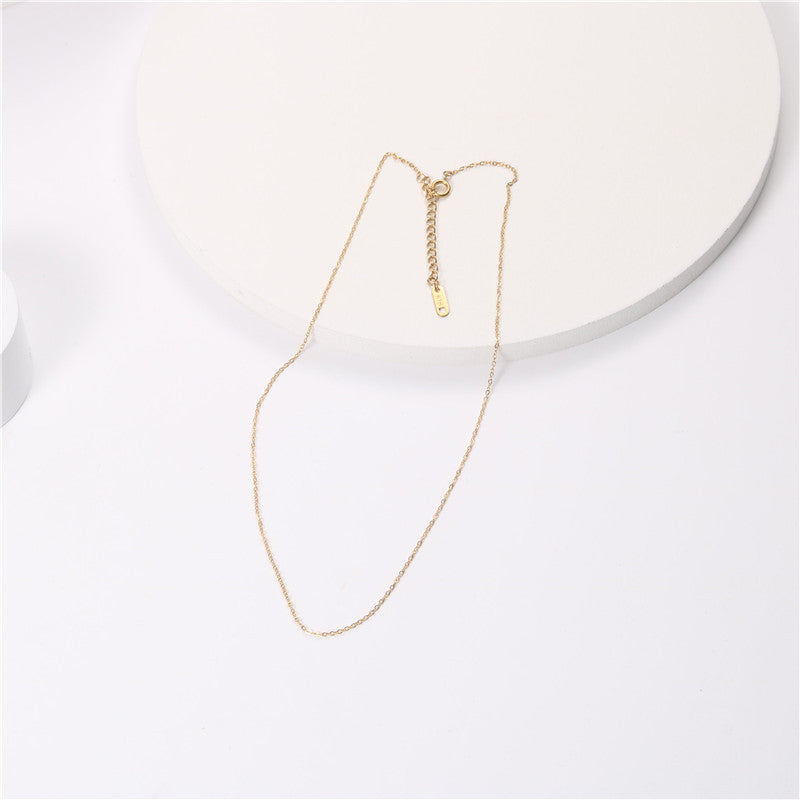 Comfortable Graceful Trendy Thin Bare Chain Necklaces