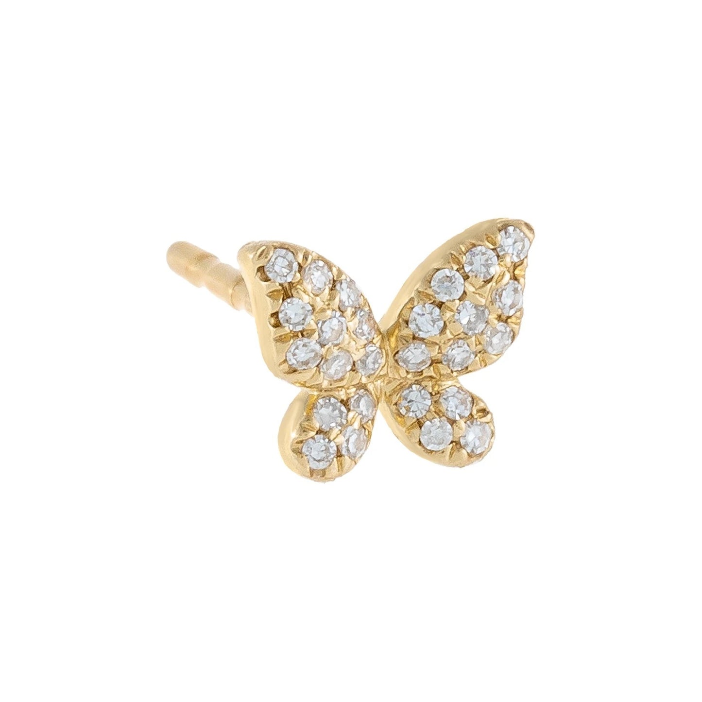 Women's Hot Small Butterfly Fashion Sier Fine Earrings