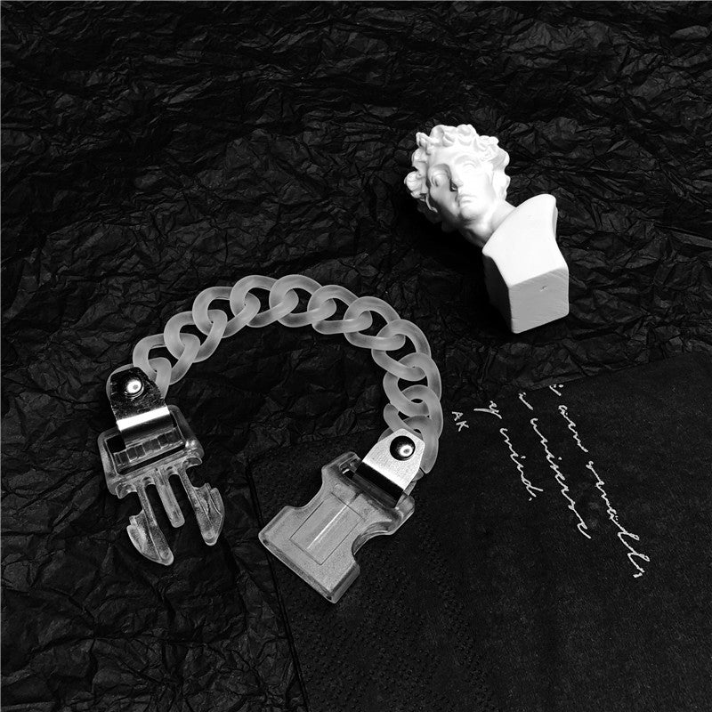 Beautiful Innovative Buckle Acrylic Trendy Street Bracelets