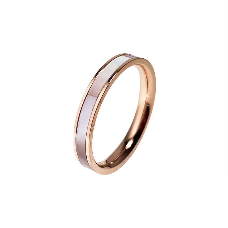 Cold Wind Female Index Finger Titanium Rings