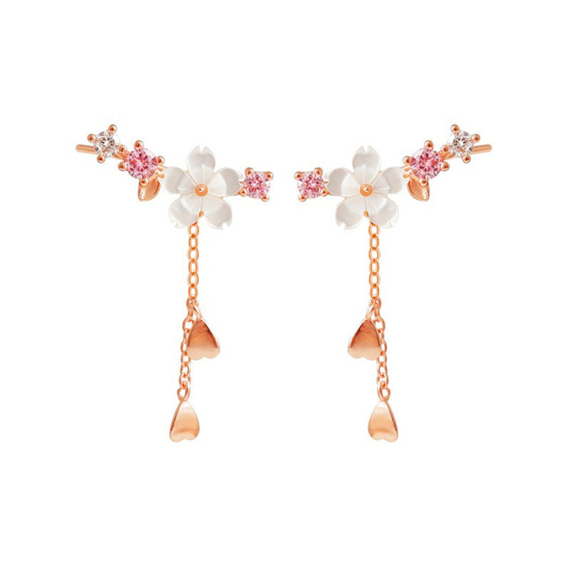 Female Fresh Ethereal Design Exquisite Long Earrings