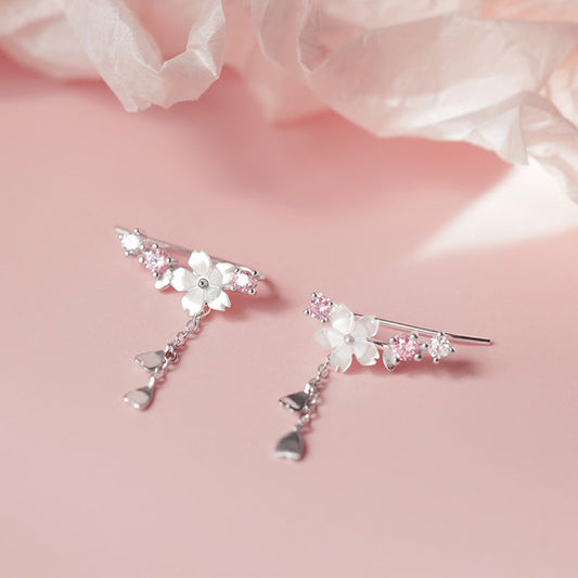 Female Fresh Ethereal Design Exquisite Long Earrings