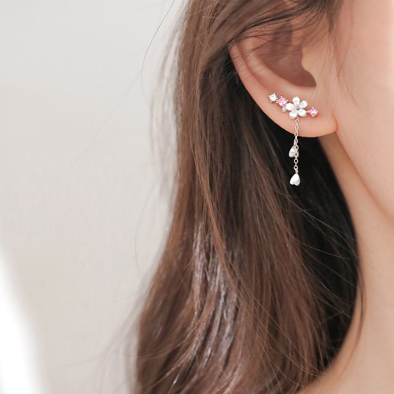Female Fresh Ethereal Design Exquisite Long Earrings