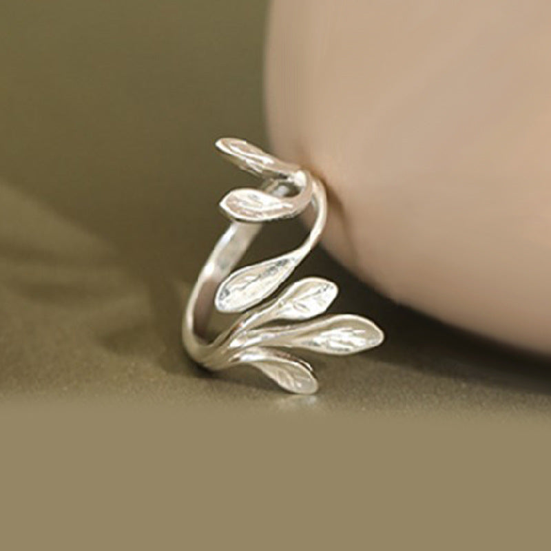 Women's Opening Fresh Temperament Branch Buds Index Ring