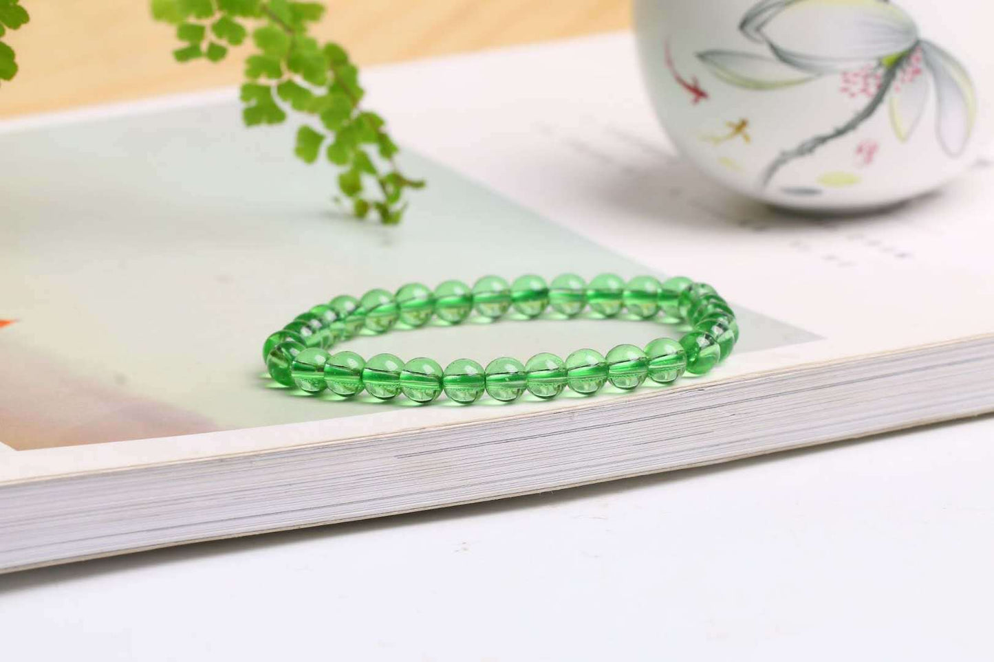 Artificial Crystal Single Circle Glass Travel Online Store Bracelets