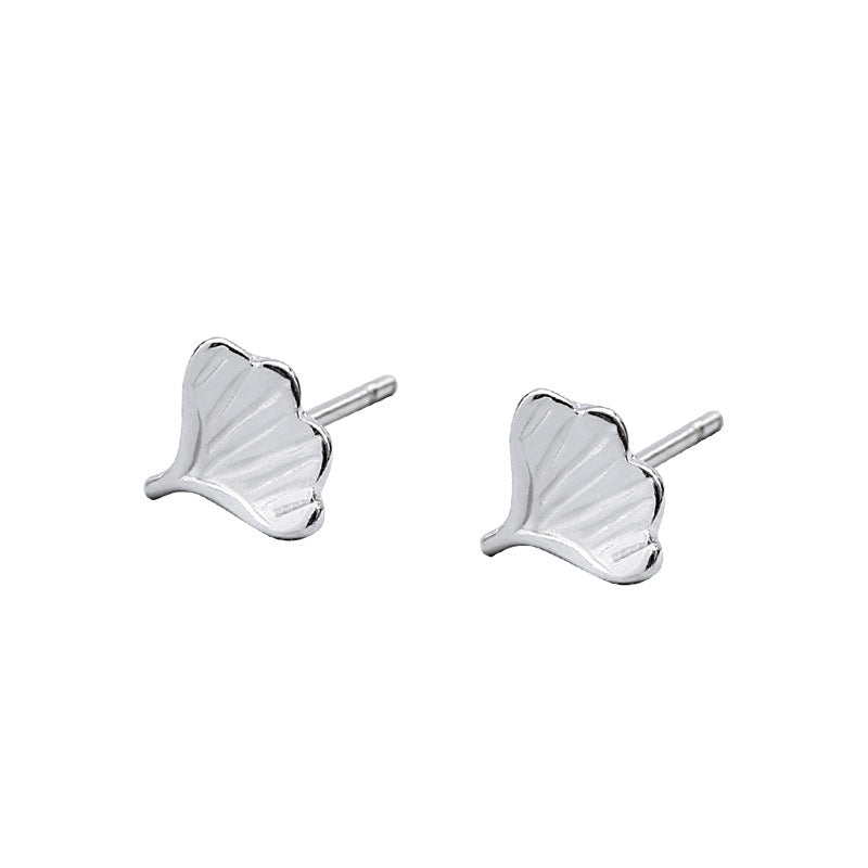 Pure Sier Ear Stretcher Korean Style Ball Stud Earrings