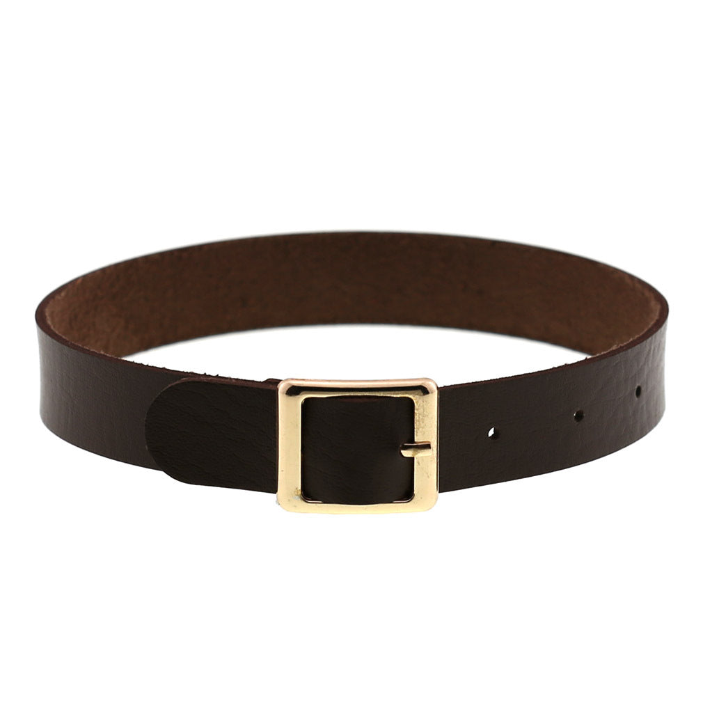 Rock Leather Female Neck Band Personality Collar