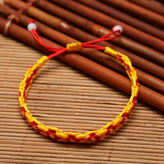 Rope Oblique Roll Water Pattern Wide Dragon Bracelets