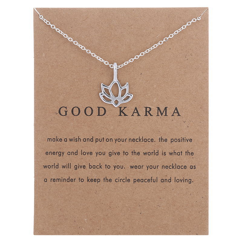 Animal Butterfly Unicorn Alloy Card Clavicle Necklace